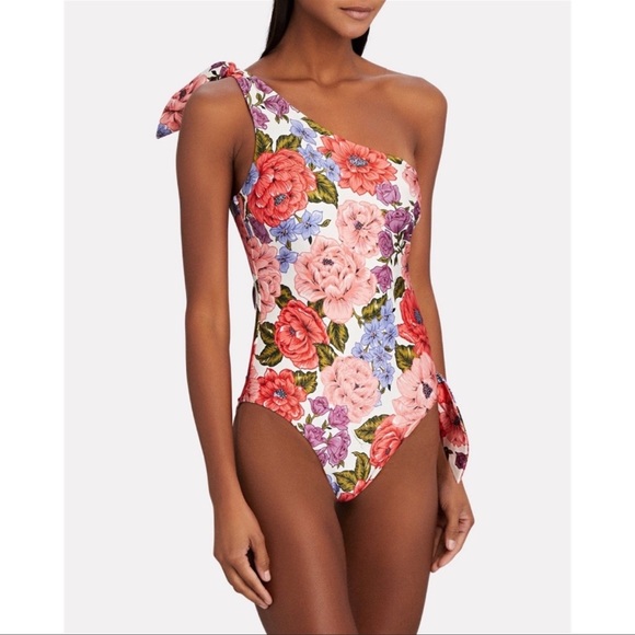 Zimmermann cut out floral swimsuit AU sz 1 - Picture 5 of 10